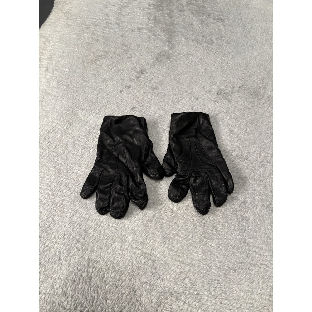 John W. Nordstrom Men's Black Leather Gloves Winter XL